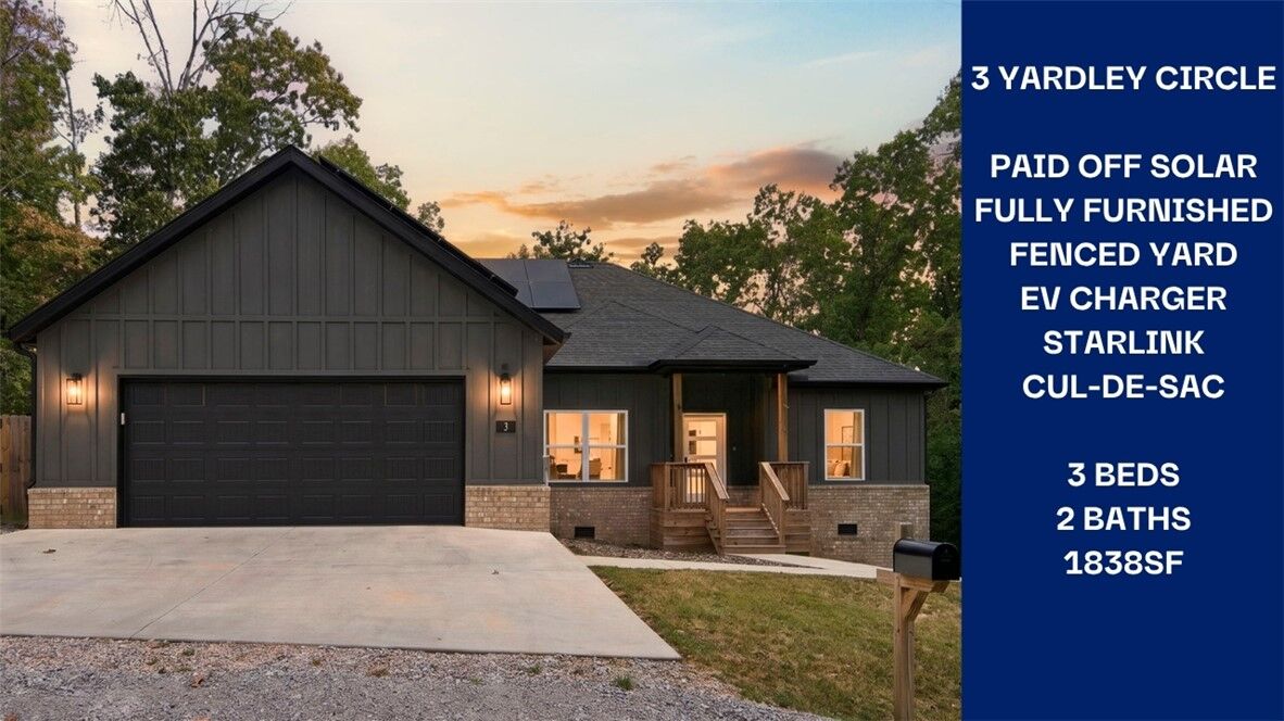 Property Photo: 3 Yardley Circle AR 72714