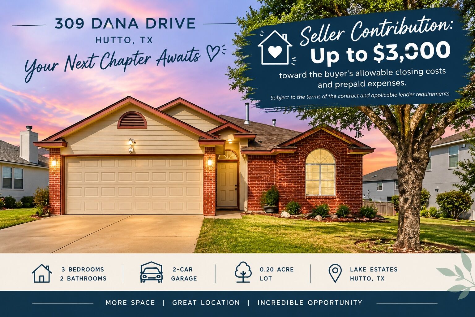 Property Photo:  309 Dana Drive  TX 78634 