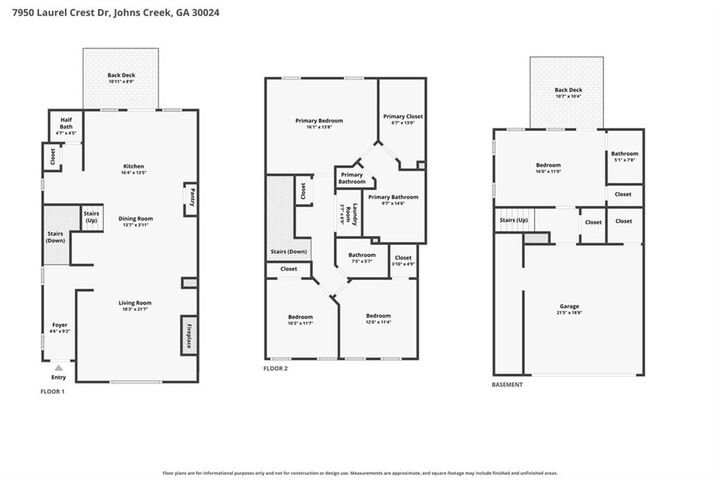 Property Photo:  7950 Laurel Creek Drive  GA 30024 