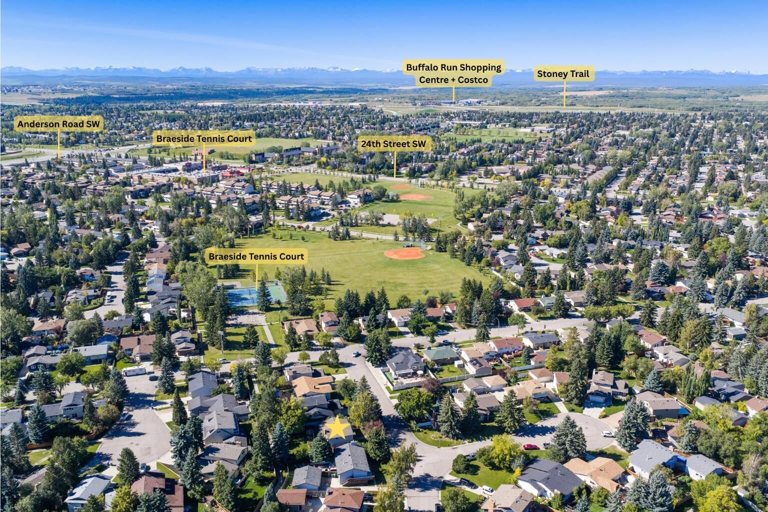 Property Photo:  544 Brookmere Crescent SW  AB T2W 2R4 