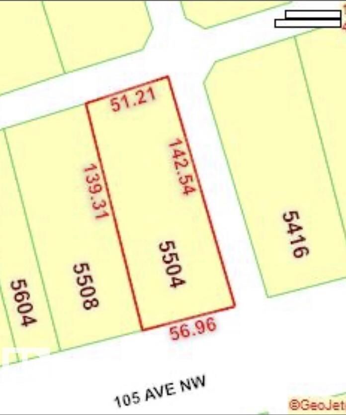 Property Photo:  5504 105 Av NW  AB T6A 1A6 