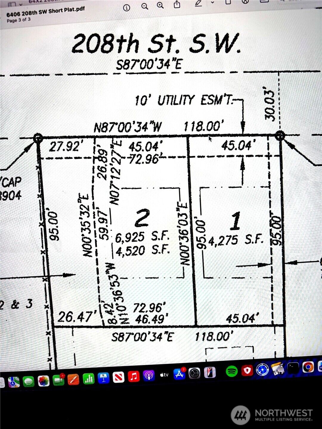 Property Photo:  64 Lot 2  208th Street SW  WA 98036 