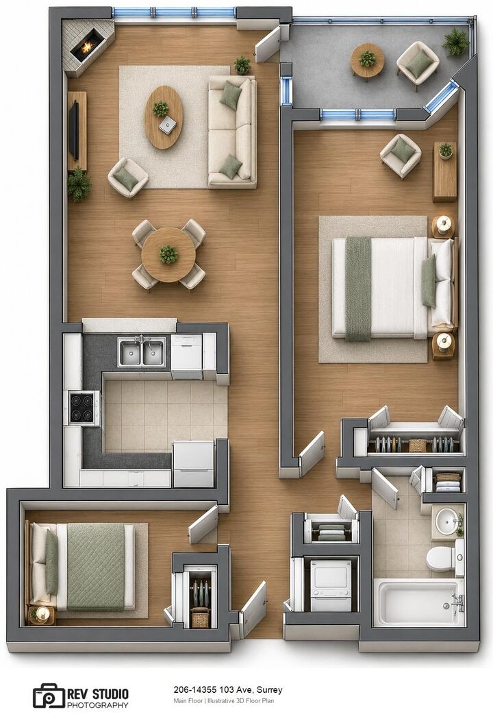 Property Photo: 14355 103 Avenue 206 BC V3T 5V5