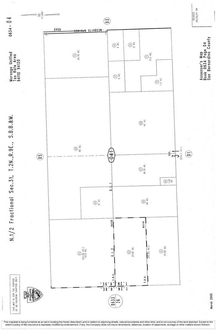 Property Photo:  0 Mesquite Springs Road  CA 92277 