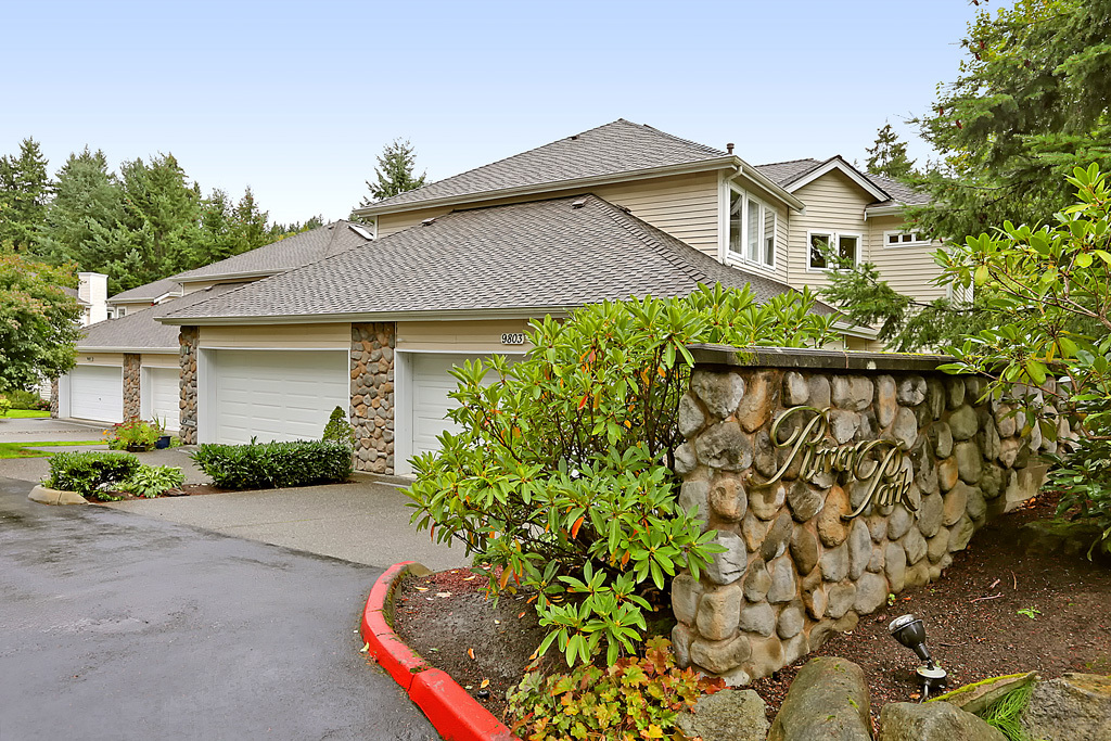 Property Photo: Immaculate waterfront townhome 9803 Riverbend Dr A105  WA 98011 