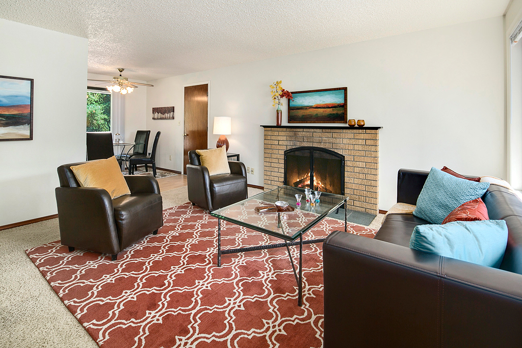 Property Photo: Living room 19105 18th Ave W  WA 98036 