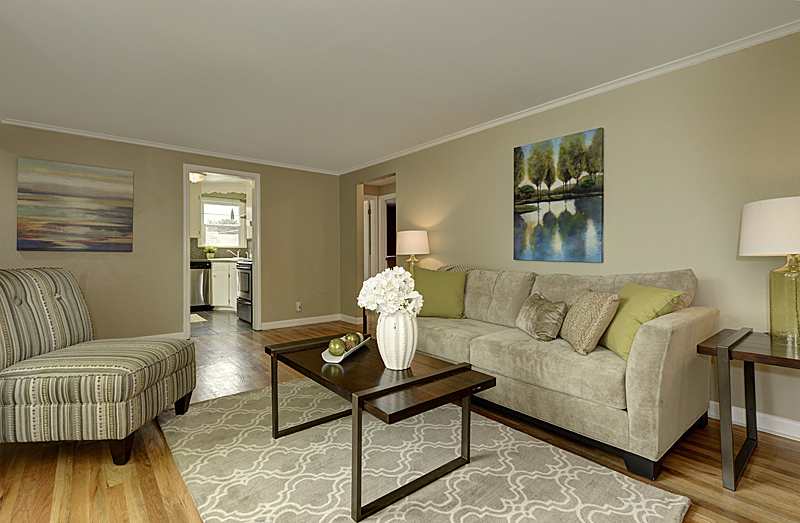 Property Photo: Living room 1813 NW 77th St  WA 98117 