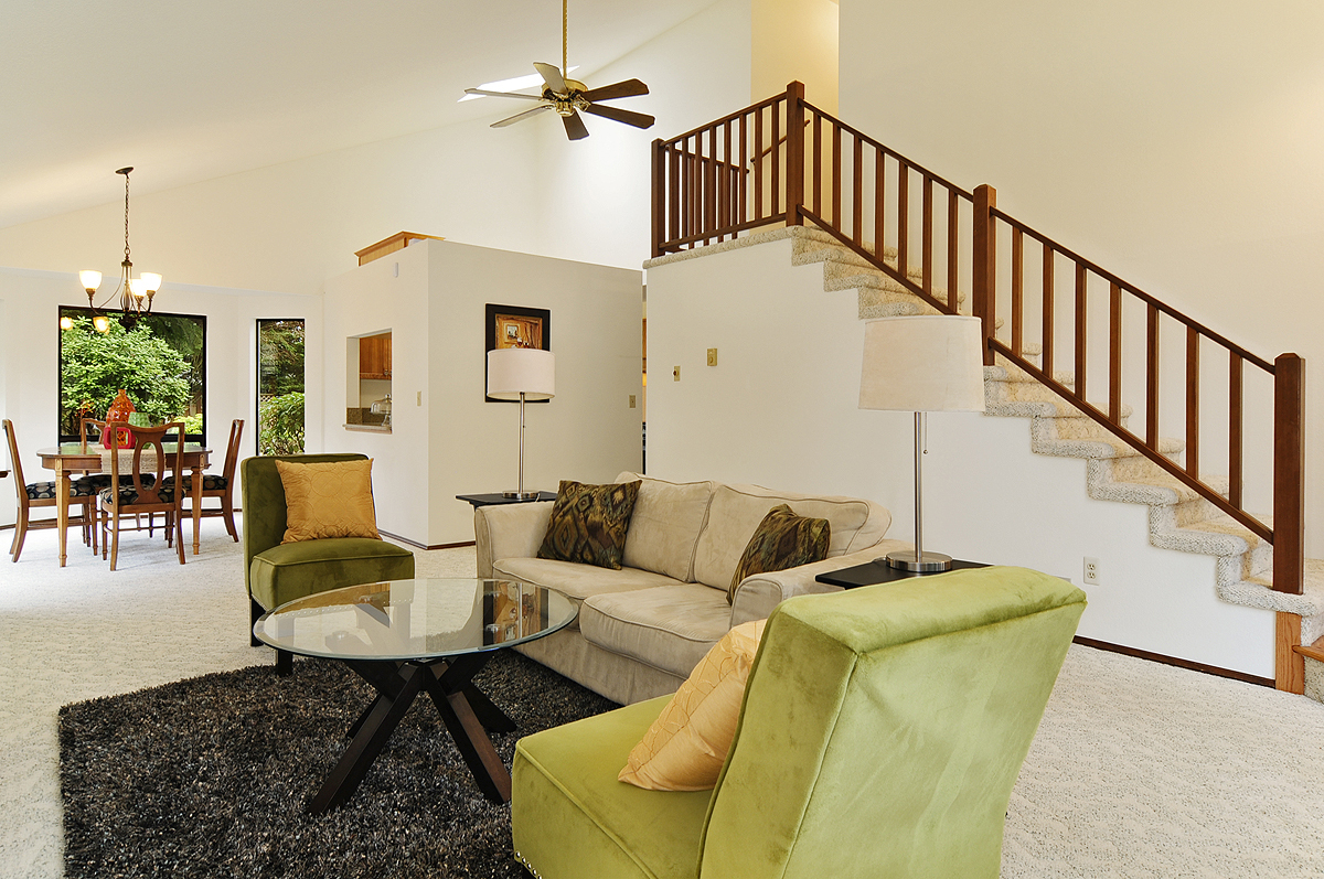 Property Photo: Living room & dining room 5704 140th Street SW WA 98026