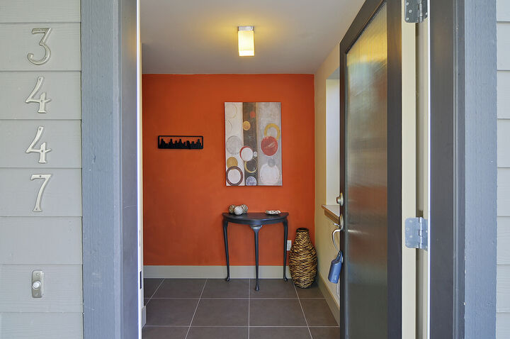 Property Photo: Foyer/living room/dining room/kitchen/bathroom 3447 Meridian Ave N WA 98103
