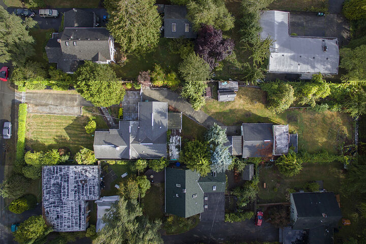 Property Photo: Ariel views 10702 39th Avenue NE  WA 98125 
